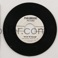 2f1463 REAR WINDOW 45 RPM lobby spot record 1954 Alfred Hitchcock, music to play in theater lobby!