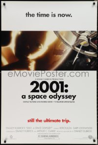 2g1022 2001: A SPACE ODYSSEY DS 1sh R2000 Stanley Kubrick, star child & art of space wheel!