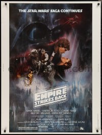 2g0895 EMPIRE STRIKES BACK 30x40 1980 Star Wars, classic Gone With The Wind style art by Kastel!