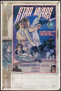 2g0105 STAR WARS style D 40x60 1978 George Lucas classic, circus poster art by Struzan & White!