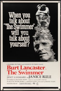2g0107 SWIMMER 40x60 1968 Burt Lancaster, directed by Frank Perry, will you talk about yourself?