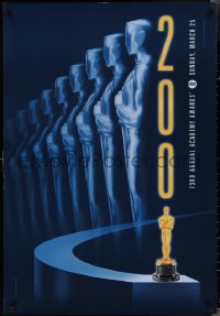 2g1023 73RD ANNUAL ACADEMY AWARDS 1sh 2001 cool Alex Swart design & image of many Oscars!