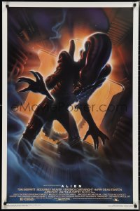 2g1029 ALIEN Kilian 1sh R1994 Ridley Scott outer space classic, cool different Alvin art!