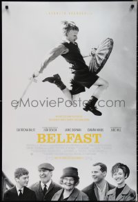 2g1063 BELFAST advance DS 1sh 2021 Kenneth Branagh, Academy Award winner Judi Dench, cast image!