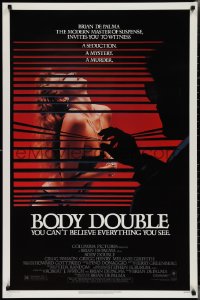 2g1080 BODY DOUBLE 1sh 1985 Brian De Palma, Melanie Griffith, voyeur watches sexy woman!