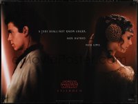 2g0242 ATTACK OF THE CLONES teaser DS British quad 2002 Christensen & Natalie Portman, Star Wars!