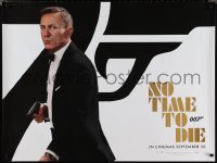 2g0249 NO TIME TO DIE teaser DS British quad 2021 Craig as James Bond 007 with gun!