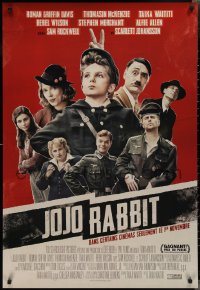 2g0187 JOJO RABBIT advance DS Canadian 1sh 2019 Roman Griffin David in the title role, Waititi as Hitler!