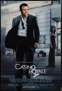 2g1089 CASINO ROYALE advance DS 1sh 2006 Daniel Craig as James Bond & sexy Eva Green!