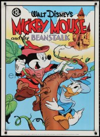 2g0565 MICKEY MOUSE & THE BEANSTALK 24x33 commercial poster 1986 great art of Disney's famous character!