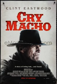 2g1103 CRY MACHO int'l advance DS 1sh 2021 Clint Eastwood, a story of being lost... and found!