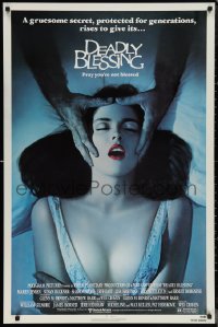 2g1116 DEADLY BLESSING 1sh 1981 Wes Craven, a gruesome secret protected for generations rises!
