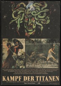2g0165 CLASH OF THE TITANS East German 11x16 1985 wonderful different art of Medusa's severed head!
