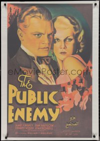 2g0324 PUBLIC ENEMY Egyptian poster R2000s William Wellman directed classic, James Cagney & Jean Harlow!