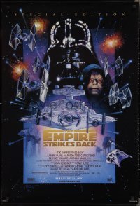 2g1126 EMPIRE STRIKES BACK style C advance 1sh R1997 they're back on the big screen!