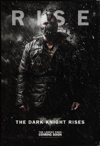 2g0237 DARK KNIGHT RISES teaser English 1sh 2012 Tom Hardy as Bane, the legend ends!