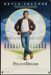 2g1136 FIELD OF DREAMS DS 1sh 1989 Kevin Costner baseball classic, if you build it, they will come
