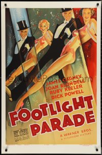 2g0492 FOOTLIGHT PARADE S2 poster 2001 classic deco art of Cagney, Blondell, Keeler, Powell!