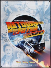 2g0113 BACK TO THE FUTURE FUTURE DAY French 1p 2015 Michael J. Fox, Lloyd, Thompson, Glover!
