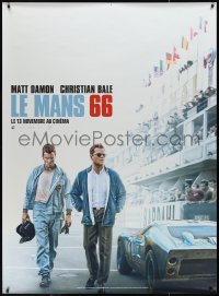 2g0126 FORD V FERRARI teaser French 1p 2019 Christian Bale & Matt Damon on track, Le Mans '66!