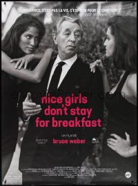 2g0132 NICE GIRLS DON'T STAY FOR BREAKFAST French 1p 2019 Robert Mitchum with two sexy women!