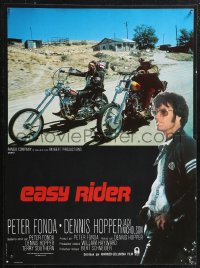 2g0619 EASY RIDER French 16x21 R1980s Fonda, motorcycle biker classic directed by Dennis Hopper