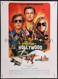 2g0622 ONCE UPON A TIME IN HOLLYWOOD French 15x21 2019 Tarantino, montage art by Chorney!