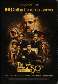 2g1158 GODFATHER DS 1sh R2022 Marlon Brando & cast in Francis Ford Coppola crime classic!
