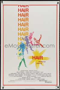 2g1171 HAIR 1sh 1979 Milos Forman musical, Treat Williams, let the sun shine in!