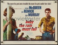 2g0905 BABY THE RAIN MUST FALL 1/2sh 1965 bad boy Steve McQueen is no damn good for Lee Remick!