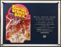 2g0914 EMPIRE STRIKES BACK 1/2sh R1982 George Lucas sci-fi classic, cool artwork by Tom Jung!