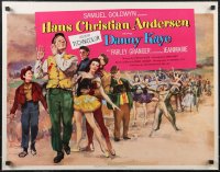 2g0919 HANS CHRISTIAN ANDERSEN style B 1/2sh 1953 cool montage of Danny Kaye, Zizi Jeanmarie & cast!