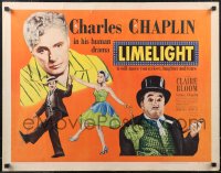 2g0924 LIMELIGHT 1/2sh 1952 aging Charlie Chaplin & pretty young Claire Bloom!