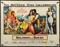 2g0940 SOLOMON & SHEBA style B 1/2sh 1959 Yul Brynner with hair & super sexy Gina Lollobrigida!