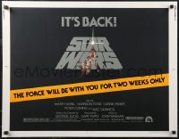 2g0942 STAR WARS 1/2sh R1981 George Lucas, art by Tom Jung, force is with you for two weeks only!