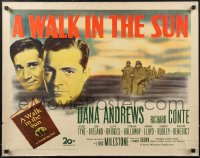 2g0951 WALK IN THE SUN 1/2sh 1945 close up of World War II soldiers Dana Andrews & Richard Conte!