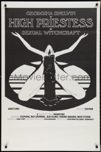2g1188 HIGH PRIESTESS OF SEXUAL WITCHCRAFT 1sh 1973 Georgina Spelvin, sexy art of woman w/candle!