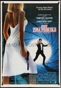2g0410 LIVING DAYLIGHTS Italian 1sh 1987 Timothy Dalton as the most dangerous James Bond ever!