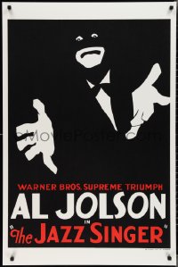 2g0496 JAZZ SINGER S2 poster 2001 William Auerbach-Levy art of Al Jolson in blackface!