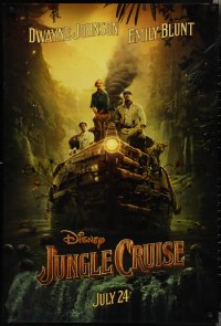 2g1230 JUNGLE CRUISE teaser DS 1sh 2020 Walt Disney, Dwayne Johnson, Blunt, based on the ride!