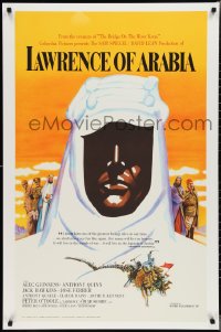 2g0498 LAWRENCE OF ARABIA S2 poster 2001 David Lean, great silhouette art of Peter O'Toole!