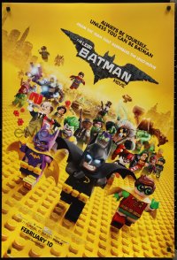 2g1253 LEGO BATMAN MOVIE advance DS 1sh 2017 Arnett, always be yourself, unless you can be Batman!