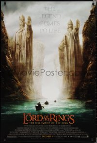 2g1269 LORD OF THE RINGS: THE FELLOWSHIP OF THE RING advance 1sh 2001 J.R.R. Tolkien, Argonath!