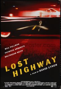 2g1273 LOST HIGHWAY int'l 1sh 1997 David Lynch, split image of Bill Pullman & Patricia Arquette!