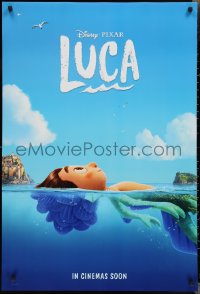 2g1275 LUCA int'l teaser DS 1sh 2021 Walt Disney CGI, Jacob Tremblay in title role, fantastic image!