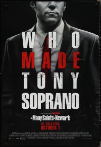 2g1287 MANY SAINTS OF NEWARK advance DS 1sh 2021 The Sopranos mafia prequel, Michael Gandolfini!
