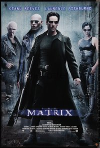 2g0594 MATRIX 27x40 video poster 1999 Keanu Reeves, Carrie-Anne Moss, Laurence Fishburne, Wachowskis