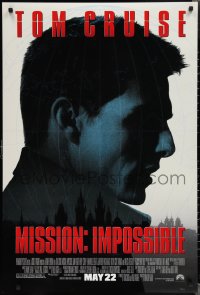 2g1301 MISSION IMPOSSIBLE advance DS 1sh 1996 Tom Cruise, Jon Voight, Brian De Palma directed!