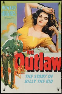 2g0500 OUTLAW S2 poster 2000 best artwork of sexy Jane Russell & Jack Buetel, Howard Hughes!