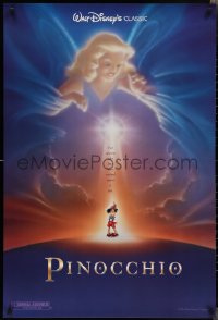 2g1339 PINOCCHIO advance DS 1sh R1992 Disney classic cartoon about wooden boy who wants to be real!